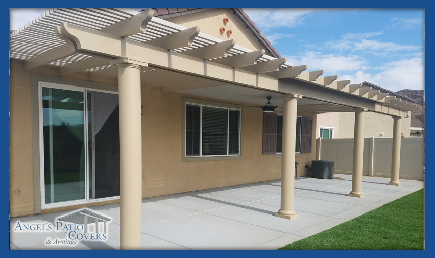 Angel's Patio Covers Lattice & Awnings serving Murrieta Menifee